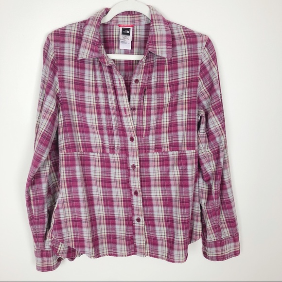 The North Face Tops - 4/$25 THE NORTH FACE  Plaid Button Down Shirt